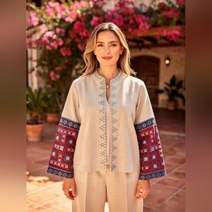 Size XXL - Hill Tribe Hemp Jacket 02